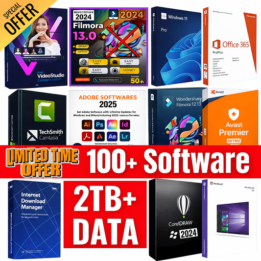 Ultimate 100+ Windows Software Pack – Lifetime Access