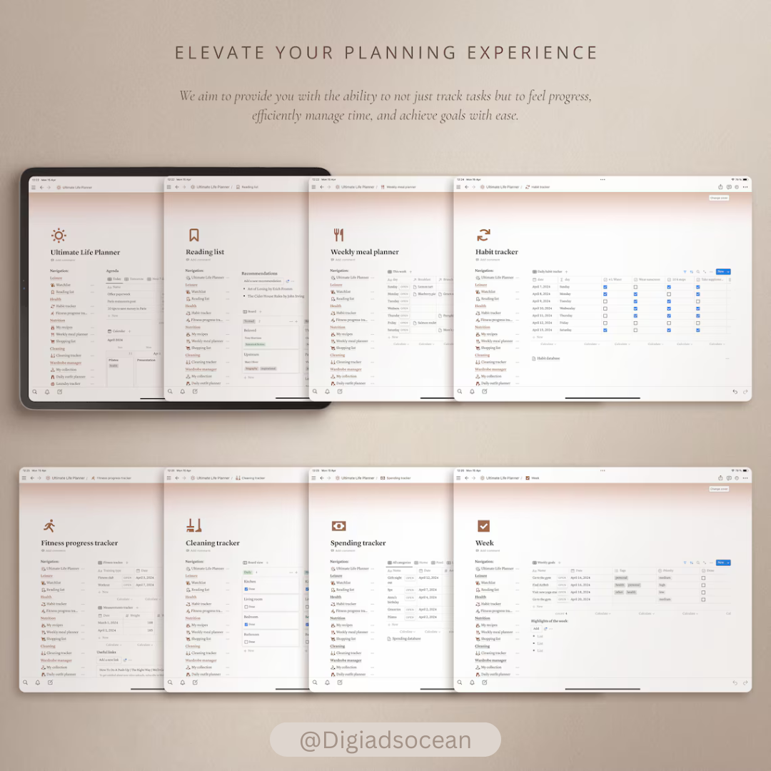 The Ultimate Notion Life Planner | Smart Digital Planning System