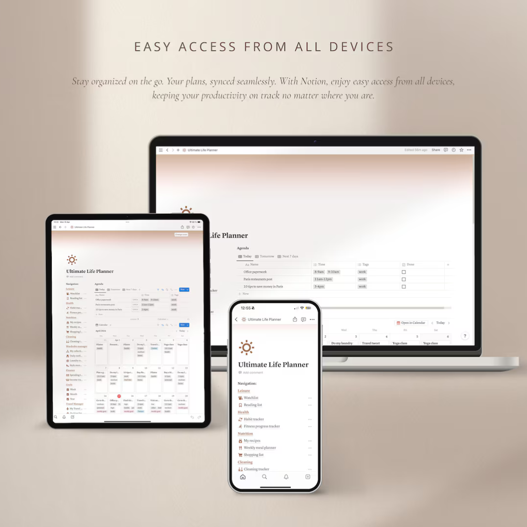 The Ultimate Notion Life Planner | Smart Digital Planning System