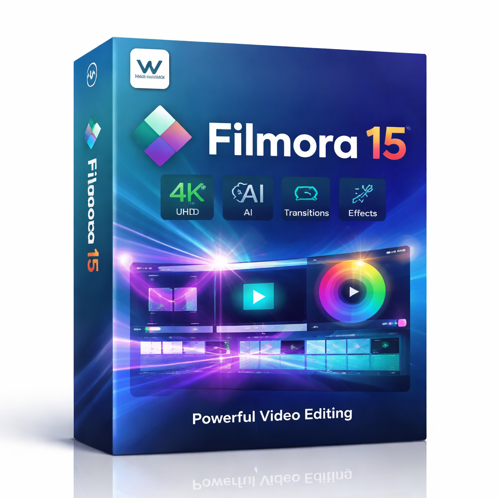 Filmora 15 – Professional Video Editing, Lifetime Ownership