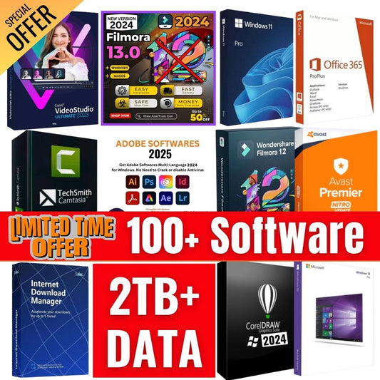 100+ Windows/Mac Software Bundle (Lifetime)