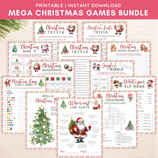 The Ultimate 65 Christmas Party Games Printable Bundle